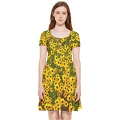 Daisy May Inside Out Cap Sleeve Dress