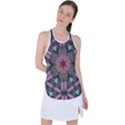 Tropical Island Racer Back Mesh Tank Top View1