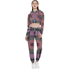 Tropical Island Cropped Zip Up Lounge Set by LW323