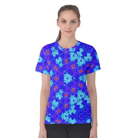 Blueberry Women s Cotton Tee by LW323