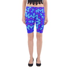 Blueberry Yoga Cropped Leggings by LW323