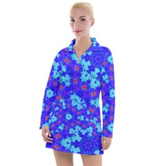 Blueberry Women s Long Sleeve Casual Dress by LW323