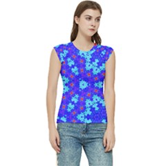 Blueberry Women s Raglan Cap Sleeve Tee