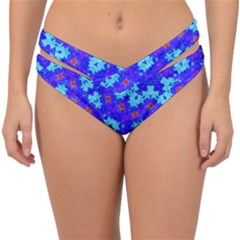 Blueberry Double Strap Halter Bikini Bottom by LW323