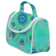 Blue Green  Twist Satchel Handbag by LW323