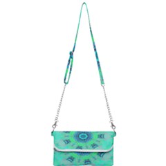 Blue Green  Twist Mini Crossbody Handbag by LW323