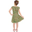 Florals In The Green Season In Perfect  Ornate Calm Harmony Kids  Short Sleeve Dress View2