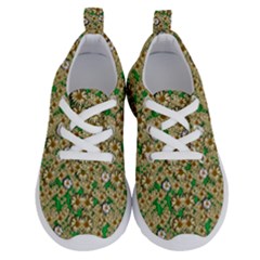 Florals In The Green Season In Perfect  Ornate Calm Harmony Running Shoes by pepitasart