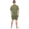 Florals In The Green Season In Perfect  Ornate Calm Harmony Men s Mesh Tee and Shorts Set View2