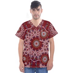 Redyarn Men s V-neck Scrub Top