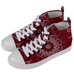 Redyarn Women s Mid-top Canvas Sneakers by LW323