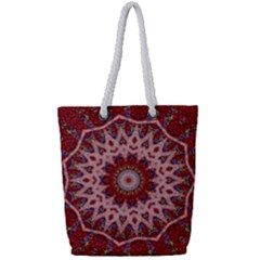 Redyarn Full Print Rope Handle Tote (small) by LW323