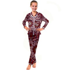 Redyarn Kid s Satin Long Sleeve Pajamas Set