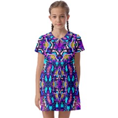 Lovely Dream Kids  Asymmetric Collar Dress