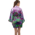 Bay Garden Long Sleeve Satin Kimono View2