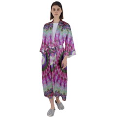 Sweet Cake Maxi Satin Kimono by LW323