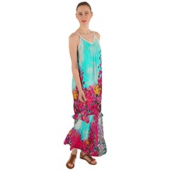 Flowers Cami Maxi Ruffle Chiffon Dress by LW323