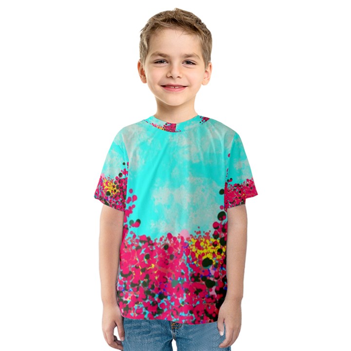 Flowers Kids  Sport Mesh Tee