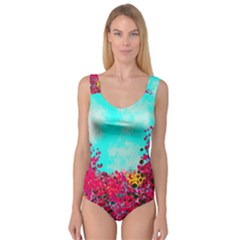 Flowers Princess Tank Leotard  by LW323