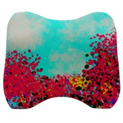 Flowers Velour Head Support Cushion by LW323