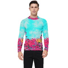 Flowers Men s Long Sleeve Rash Guard