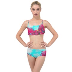 Flowers Layered Top Bikini Set by LW323