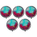 Flowers Mini Round Pill Box (Pack of 5) View1