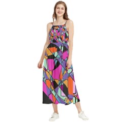 Abstract 2 Boho Sleeveless Summer Dress