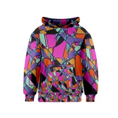 Abstract 2 Kids  Pullover Hoodie by LW323