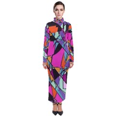 Abstract 2 Turtleneck Maxi Dress by LW323