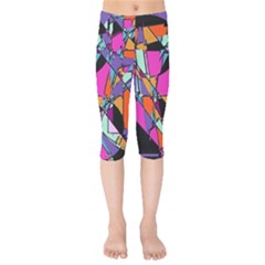 Abstract 2 Kids  Capri Leggings  by LW323