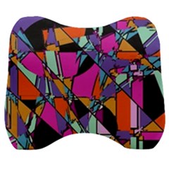 Abstract 2 Velour Head Support Cushion by LW323