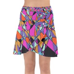 Abstract 2 Wrap Front Skirt by LW323