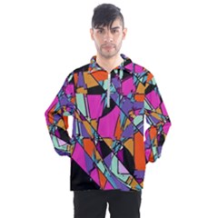 Abstract 2 Men s Half Zip Pullover by LW323