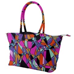 Abstract 2 Canvas Shoulder Bag by LW323