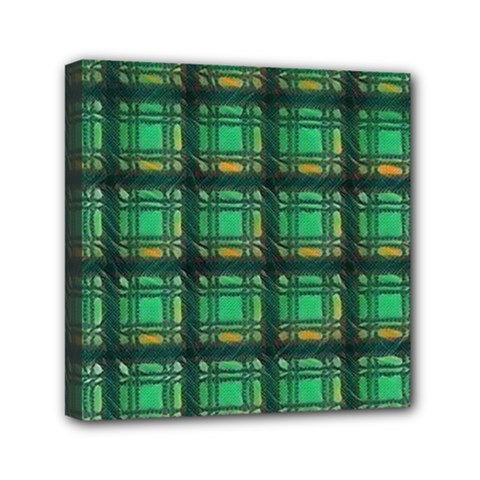 Green Clover Mini Canvas 6  X 6  (stretched) by LW323