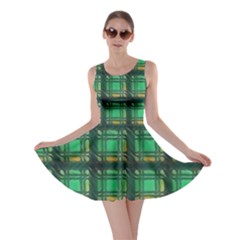 Green Clover Skater Dress