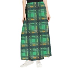 Green Clover Maxi Chiffon Skirt