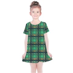 Green Clover Kids  Simple Cotton Dress by LW323