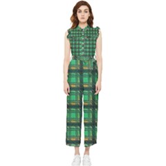 Green Clover Women s Frill Top Jumpsuit