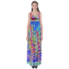 Vibrant-vases Empire Waist Maxi Dress by LW323