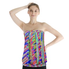 Vibrant-vases Strapless Top by LW323