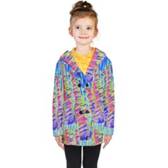 Vibrant-vases Kids  Double Breasted Button Coat by LW323