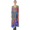 Vibrant-vases Button Up Boho Maxi Dress View1