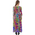 Vibrant-vases Button Up Boho Maxi Dress View2