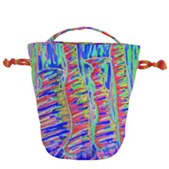 Vibrant-vases Drawstring Bucket Bag by LW323