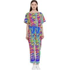 Vibrant-vases Batwing Lightweight Jumpsuit by LW323