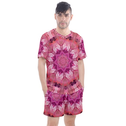 Love Men s Mesh Tee And Shorts Set by LW323