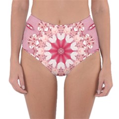 Diamond Girl Reversible High-waist Bikini Bottoms by LW323