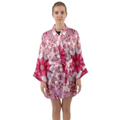 Diamond Girl Long Sleeve Satin Kimono by LW323